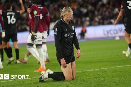 Unbalanced Man City cling to faint title hopes as Haaland struggles