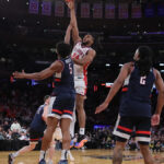 Ejiofor leads No. 13 St. John’s to 72-52 rout of No. 6 UConn for 2nd straight Big East tourney title