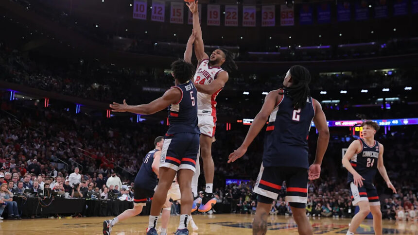 Ejiofor leads No. 13 St. John’s to 72-52 rout of No. 6 UConn for 2nd straight Big East tourney title
