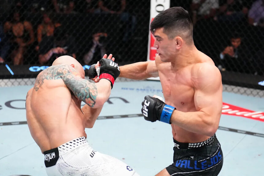 Kevin Vallejos demolishes Josh Emmett with multiple knockdowns for statement win in UFC Vegas 114 ma