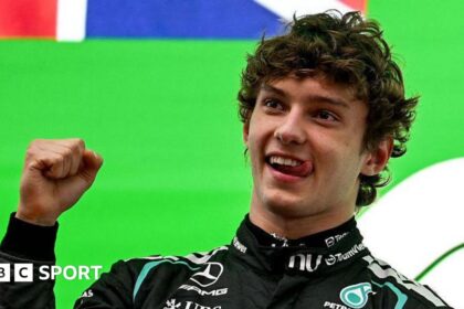 Antonelli wins in China ahead of Russell and Hamilton