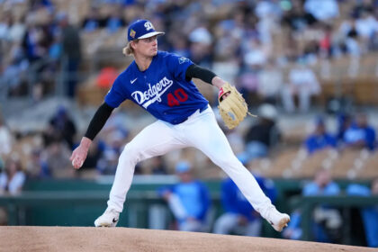 Dodgers vs. Rangers spring training game roster