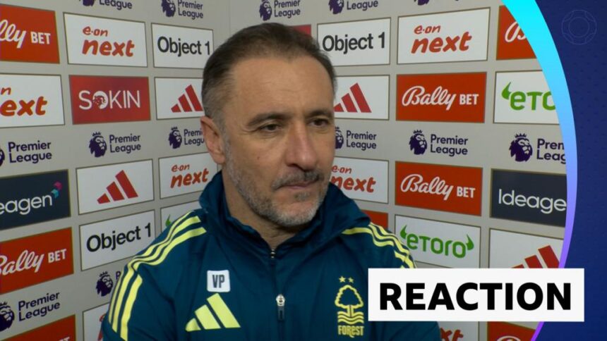 Nottingham Forest showed 'spirit' in Fulham draw - Pereira