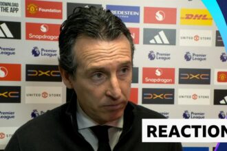 Villa unable to overcome the 'huge challenge' of Man Utd - Emery