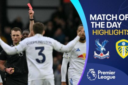 Ten-man Leeds earn point at Palace after Calvert-Lewin penalty miss