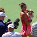 Aryna Sabalenka, viral puppy Ash share special Indian Wells celebration