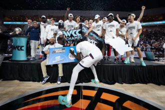 The 16 teams that comprise the NCAA men's tournament West Regional