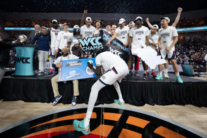 The 16 teams that comprise the NCAA men's tournament West Regional