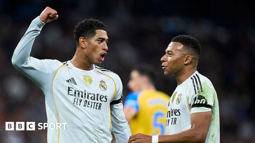 Real's Bellingham and Mbappe back for Man City trip