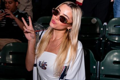 Olivia Dunne stresses as she watches Paul Skenes get out of jam at World Baseball Classic