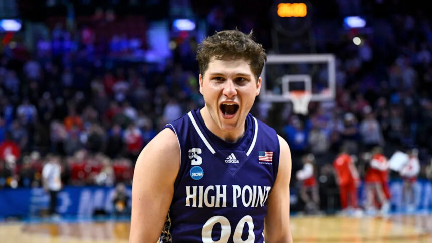 High Point stuns Wisconsin 83-82 in March Madness on Chase Johnston’s first 2-point basket of season