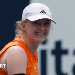 GB's Jones beats childhood hero Williams as Swiatek stunned