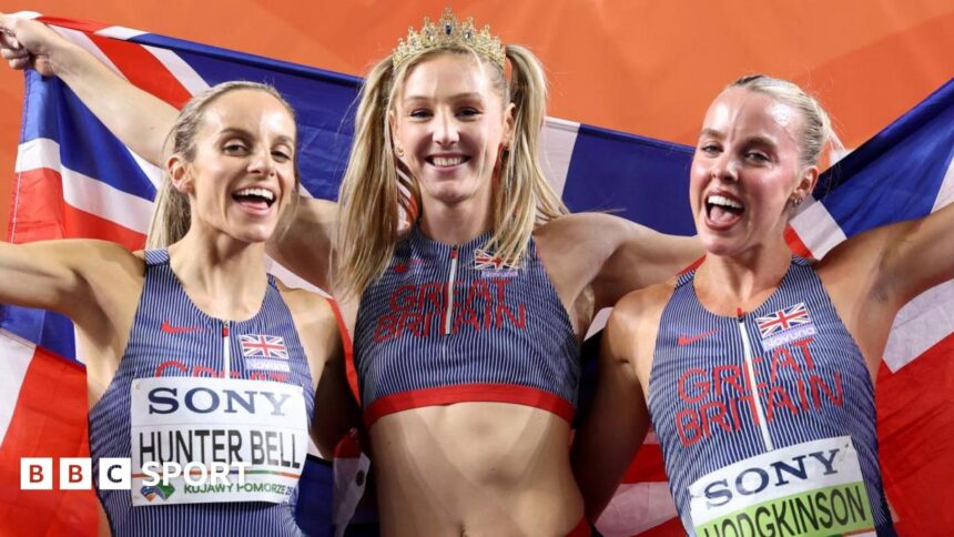 Three golds in 28 minutes - GB make history at World Indoors
