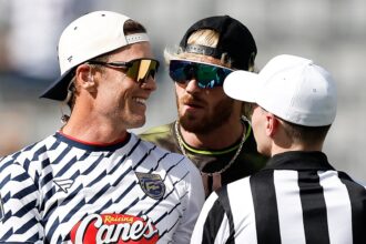 Tom Brady gives praise to Logan Paul after flag football game