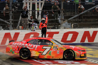 Justin Allgaier wins NASCAR O'Reilly race at Darlington in March 2026