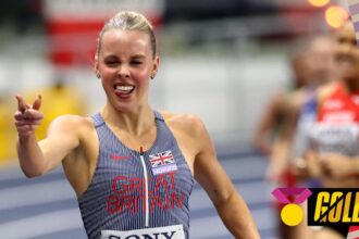 Hodgkinson wins 800m gold in championship record time