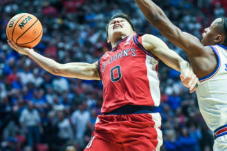TST Images: St. John's defeats Kansas 67-65, at Viejas Arena.