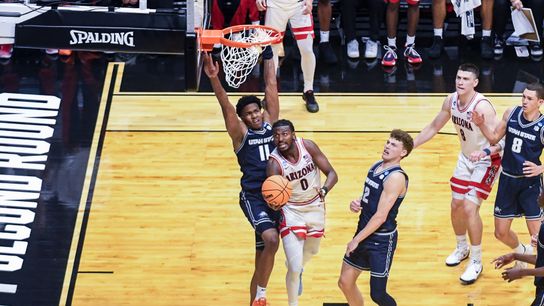 TST Images: Arizona defeats Utah State 78-66, at Viejas Arena.