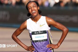 Olympic champion Hassan out of London Marathon after treadmill mishap