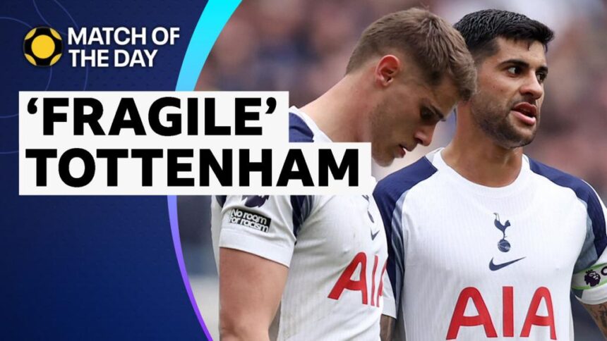 'Capitulation' - how 'fragile' Tottenham put Tudor under pressure