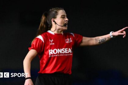 Jones named first woman to referee in Super League