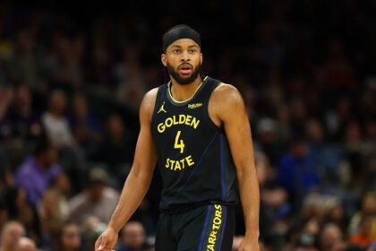 Warriors' Moses Moody stretchered off court after gruesome knee injury in win over Mavericks