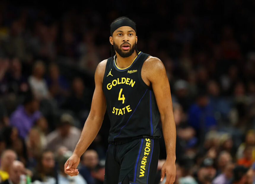 Warriors' Moses Moody stretchered off court after gruesome knee injury in win over Mavericks