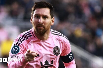 Inter Miami name stand after Argentina great Messi
