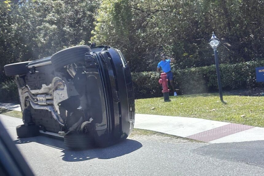 Everything we know as Tiger Woods arrested after rollover car crash in Florida