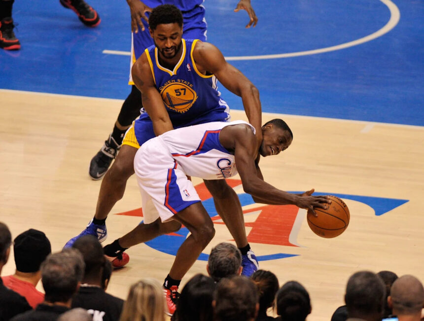 Golden State Warriors jersey history - No. 57 - Hilton Armstrong (2013-14)