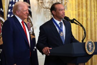 Donald Trump reacts to Tiger Woods car crash: ‘He’s got some difficulty’