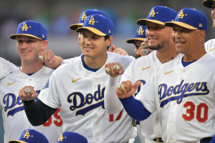 Los Angeles Dodgers hold World Series ring ceremony