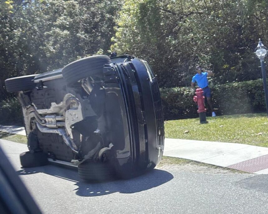 Tiger Woods released on bail hours after arrest at crash scene on suspicion of DUI