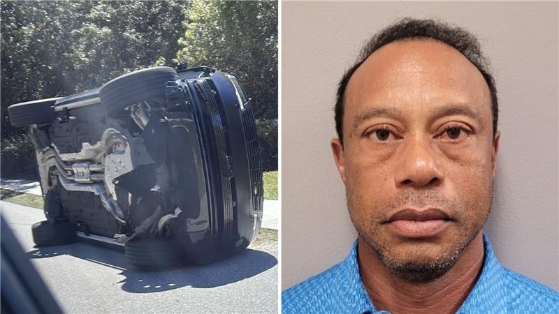Tiger Woods mugshot released after driving under influence charges laid