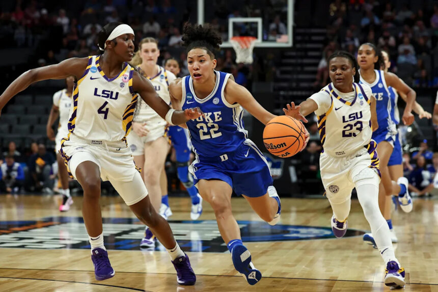 Ashlon Jackson’s buzzer-beating 3 sends Duke past LSU 87-85 in the Sweet 16 of March Madness