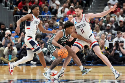 UConn tops Michigan State to advance to Elite Eight, 67-63