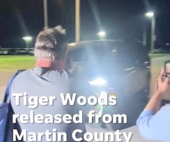 Tiger Woods released from jail after DUI arrest in South Florida