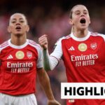 Russo scores hat-trick as Arsenal beat Spurs