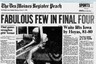 When was the last time Iowa men's basketball played in a Final Four?