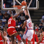 Brooklyn Nets jersey history No. 50 - Adrian Caldwell (1996)