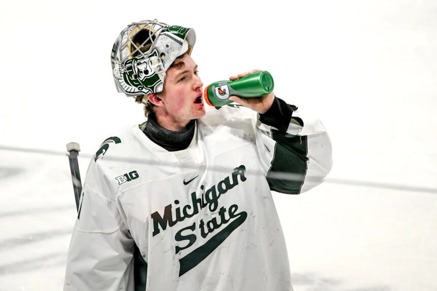 Trey Augustine inks professional contract with Detroit Red Wings
