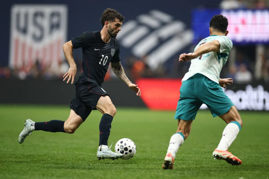 Despite position change, Christian Pulisic's drought continues in USMNT loss to Portugal