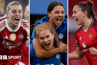 English trio vie for Women's Champions League semi-finals - watch Chelsea-Arsenal on BBC
