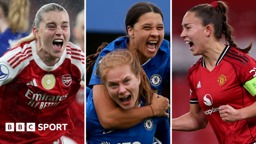 English trio vie for Women's Champions League semi-finals - watch Chelsea-Arsenal on BBC