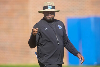 Here's who Charles Huff said has stood out at Memphis football spring practices