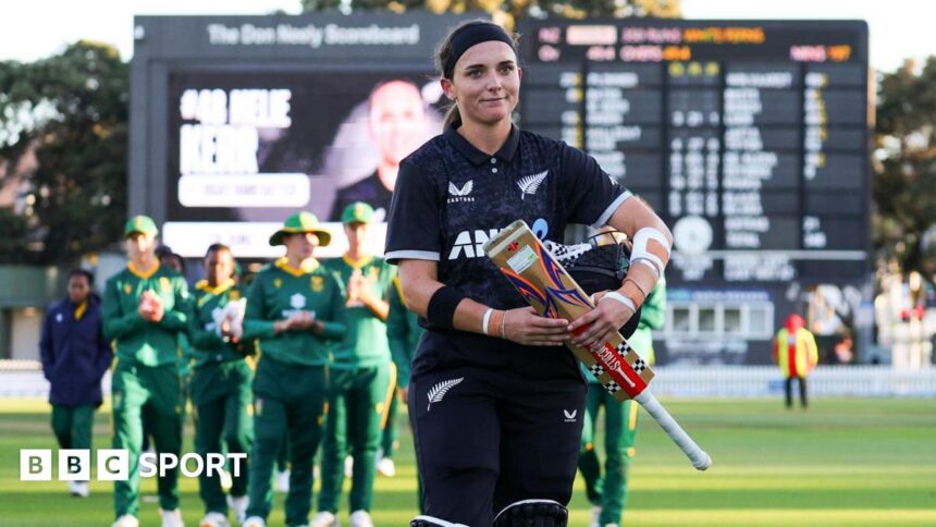 NZ's Kerr hits 179 not out in record women's ODI chase
