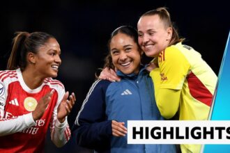 Arsenal reach Champions League semis as Chelsea's Bompastor sent off