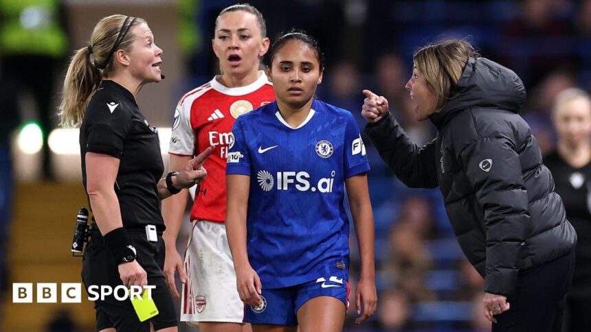 Bompastor angry with VAR after McCabe hair pull