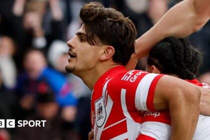 Leyland helps St Helens fight back to stun Wigan in derby