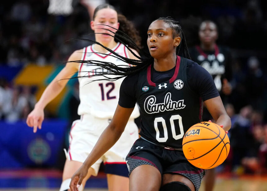 Coach Dawn Staley, South Carolina punish UConn, avenge 2025 title loss